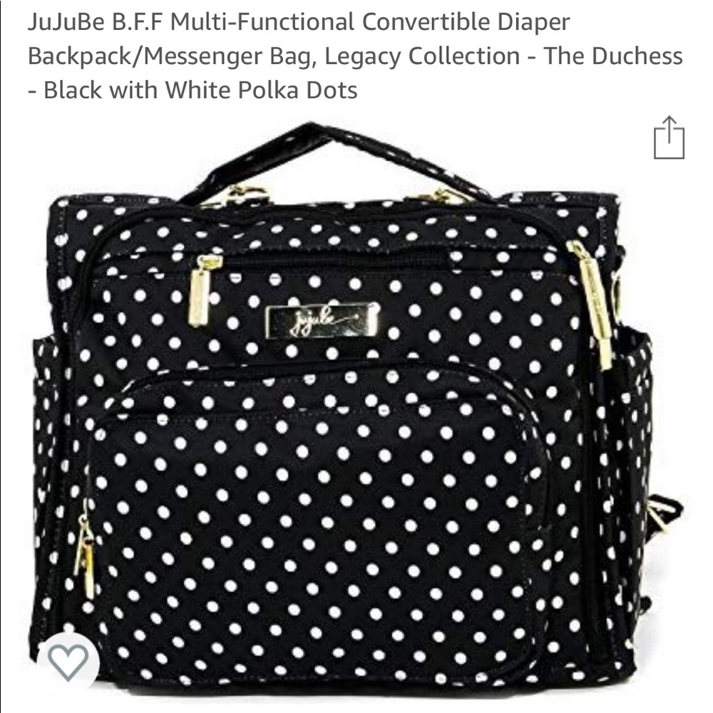 Jujube bff convertible diaper bag